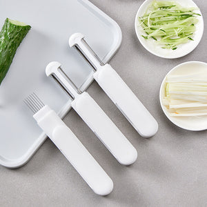 Galuxia 3 In 1 Multifunctional Rotary Paring Knife 360 Rotating Stainless Steel Peeler And Grater Kitchen Gadgets Tools