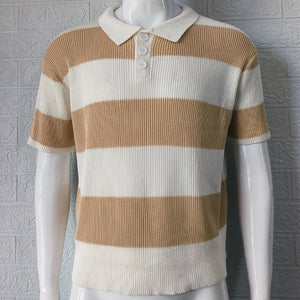 Galuxia Mens Clothing Summer Fashion Lapel Sweater Short Sleeve Men Clothing Men Wears