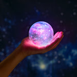 Galuxia LED USB Star Galaxy Moon Lamp Stand Remote 3D Bedroom Night Light USB LED Earth Planet Lamp