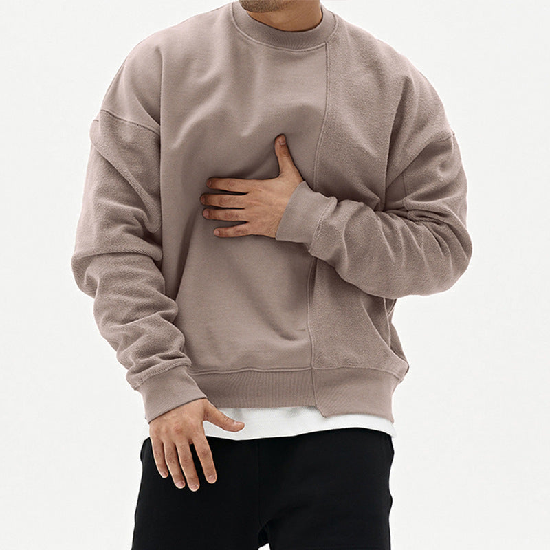 Galuxia Pullover Round Neck Sweater Loose Men Clothes