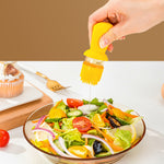 Galuxia 2 In 1 Oil Dispenser With Silicon Brush BBQ Oil Spray Glass Bottle Silicone For Barbecue Cooking Seasoning Bottle Kitchen Gadgets