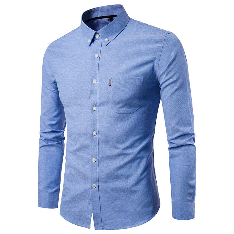 Galuxia Men S Shirts Korean Men Slim Long Sleeve Dress Shirt
