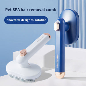 Galuxia Pet Comb Cat Dog To Remove Floating Hair Pet Hair Brush Hair Removal Artifact Pet Grooming Brush Supplies Self Cleaning Comb Pet Products