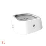 Galuxia 1.5L Cat Dog Water Bowl Carried Floating Bowl Anti-Overflow Slow Water Feeder Dispenser Pet Fountain ABS&PP Dog Supplies