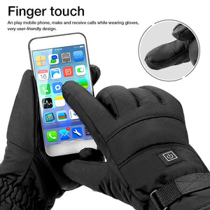 Galuxia Winter Electric Heated Gloves Motorcycle Touch Screen Gloves