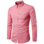 Galuxia Men S Shirts Korean Men Slim Long Sleeve Dress Shirt
