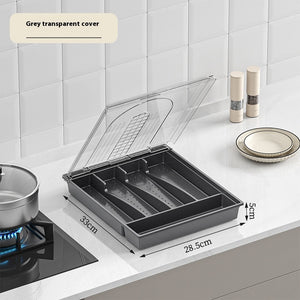 Galuxia Tableware Storage Box Dustproof With Cover Kitchen Gadgets