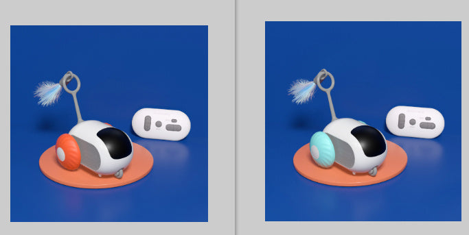 Galuxia Remote Control Interactive Cat Car Toy USB Charging Chasing Automatic Self-moving Remote Smart Control Car Interactive Cat Toy Pet Products