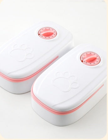 Galuxia Automatic Pet Feeder Smart Food Dispenser For Cats Dogs Timer Stainless Steel Bowl Auto Dog Cat Pet Feeding Pets Supplies