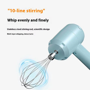 Galuxia Electric Whisk Wireless Handheld Rechargeable Cream Mixer Kitchen Gadgets