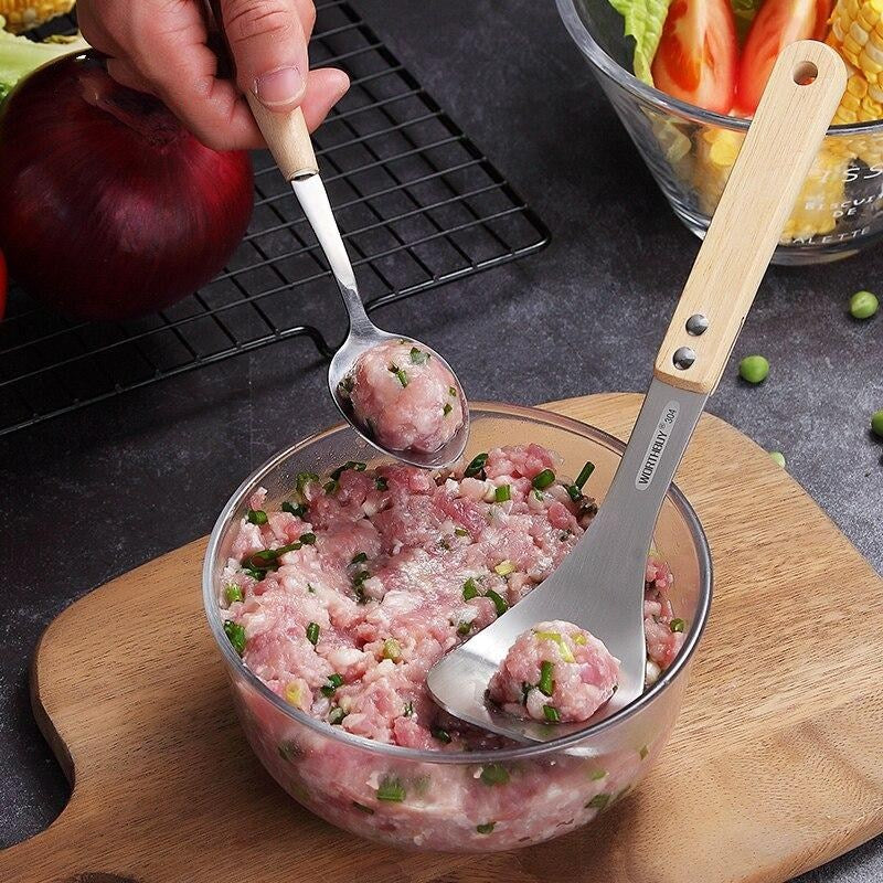 Galuxia Stainless Steel Pressed Meatball Maker Granules Tool Creative Homemade Lean Meatballs Kitchen Gadgets