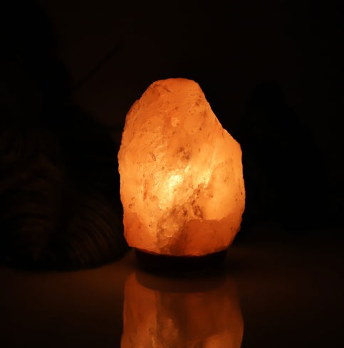 Galuxia Crystal salt lamp socket lamp creative decoration gift rose salt lamp night light bedside lamp