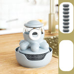 Galuxia Octopus Pot Brush Self Adding Liquid Kitchen Tools Gadgets Cleaner