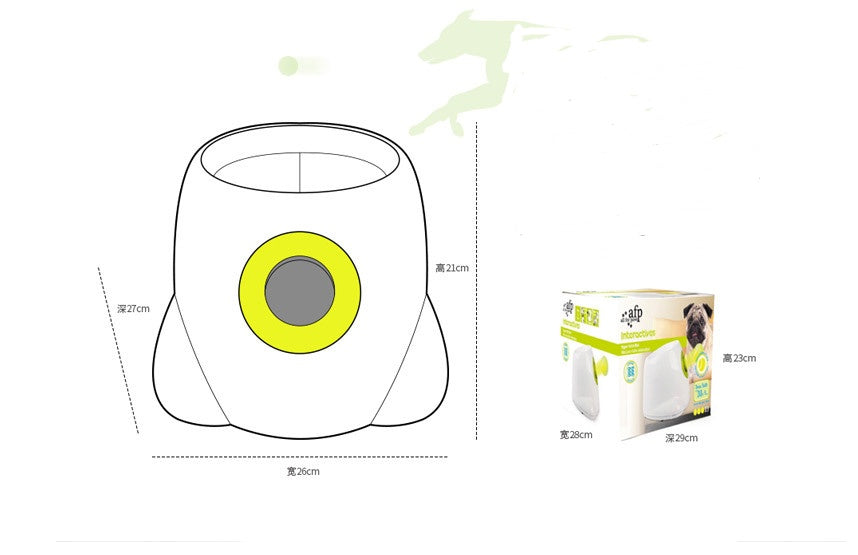 Galuxia Dog Pet Automatic Interactive Ball Launcher