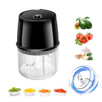 Galuxia USB Rechargeable Electric Garlic Press Portable Wireless Food Chopper Mini Complementary Food Mixer Kitchen Gadgets