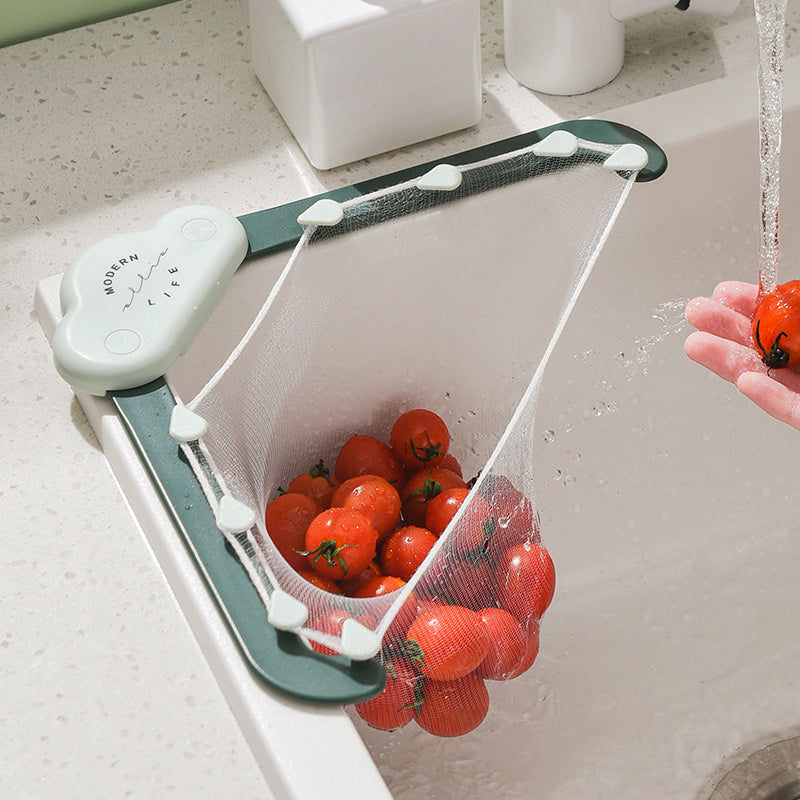 Galuxia Triangular Cloud Sink Drain Rack Kitchen Garbage Filter Screen Dish Washing Sink Leftovers Rice Anti-blocking Kitchen Gadgets