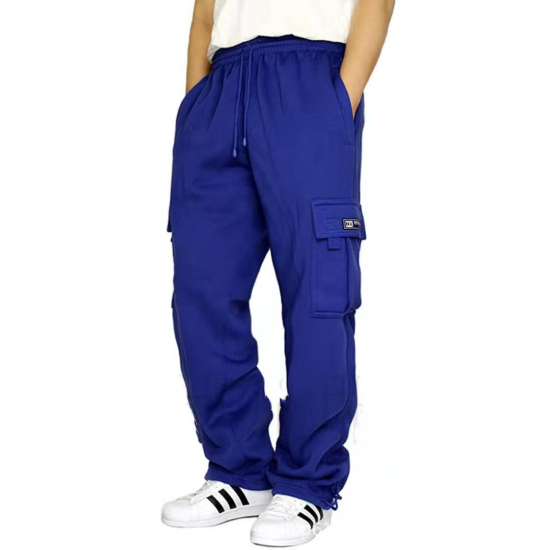 Galuxia Men Pants Sweatpants Stretch Elastic Waist Jogger Sports Pants Drawstring Trousers Fashion Mens Clothing