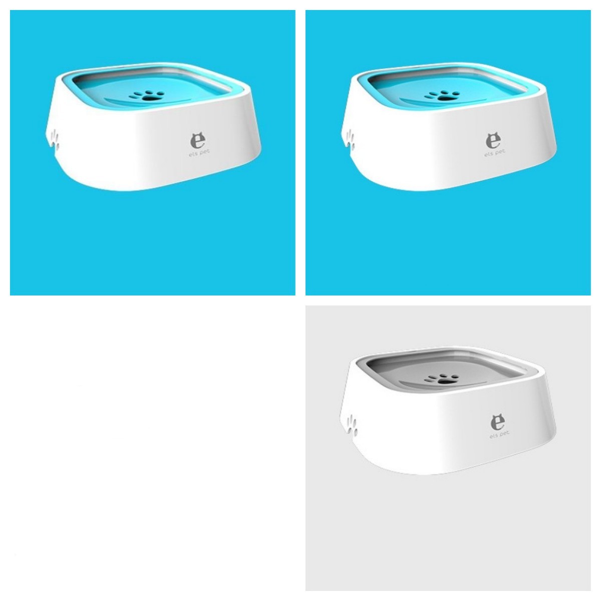 Galuxia 1.5L Cat Dog Water Bowl Carried Floating Bowl Anti-Overflow Slow Water Feeder Dispenser Pet Fountain ABS&PP Dog Supplies