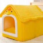 Galuxia Foldable Dog House Pet Cat Bed Winter Dog Villa Sleep Kennel Removable Nest Warm Enclosed Cave Sofa Pets Supplies
