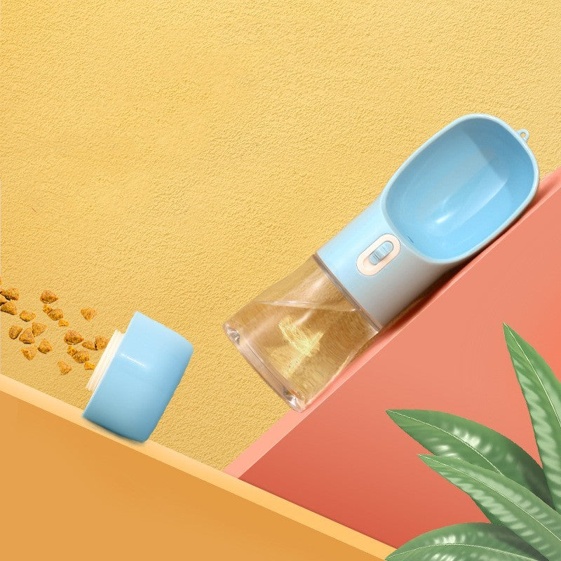 Galuxia Pet Dog Water Bottle Feeder Bowl Portable Water Food Bottle Pets Outdoor Travel Drinking Dog Bowls Water Bowl For Dogs
