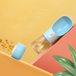 Galuxia Pet Dog Water Bottle Feeder Bowl Portable Water Food Bottle Pets Outdoor Travel Drinking Dog Bowls Water Bowl For Dogs