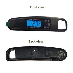 Galuxia Black Electronic Food Meat Barbecue Thermometer