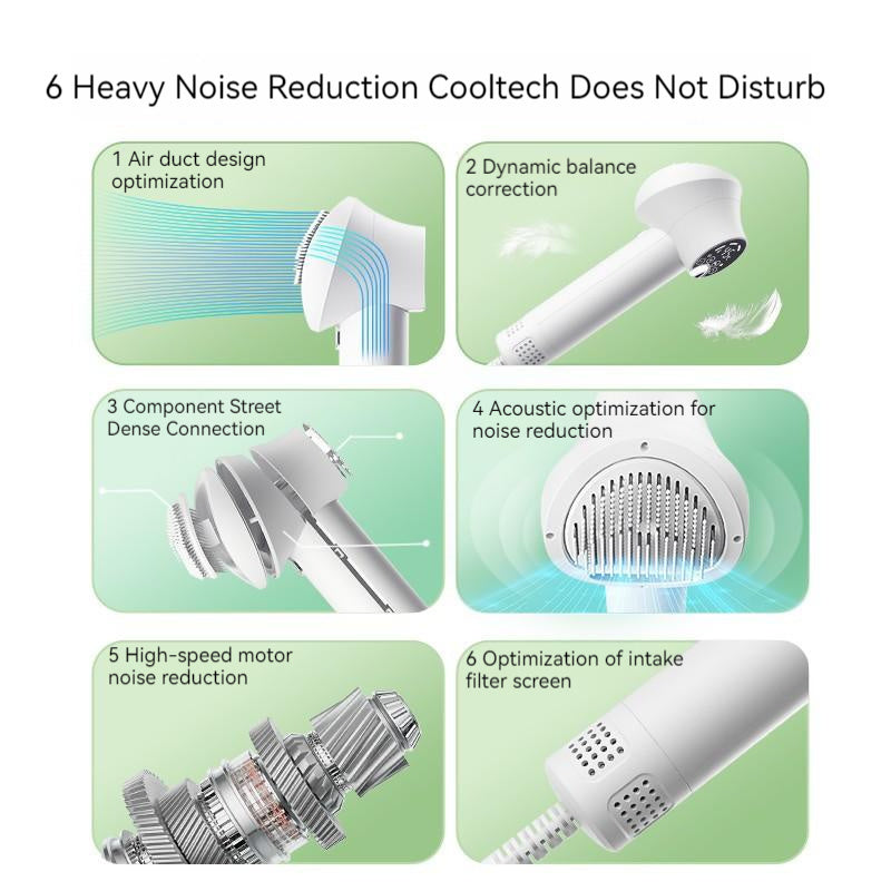Galuxia Smart Pet Hair Dryer Dog Golden Retriever Cat Grooming Hairdressing Blow & Comb Silent No Harm Pet Cleaning Supplies Pet Products