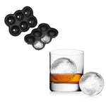 Galuxia Large Ice Cube Maker Silicone Mold 6 Cell Big Sphere Ice Ball Tray Whiskey Wine Cocktail Party Bar Accessories Kitchen Gadgets