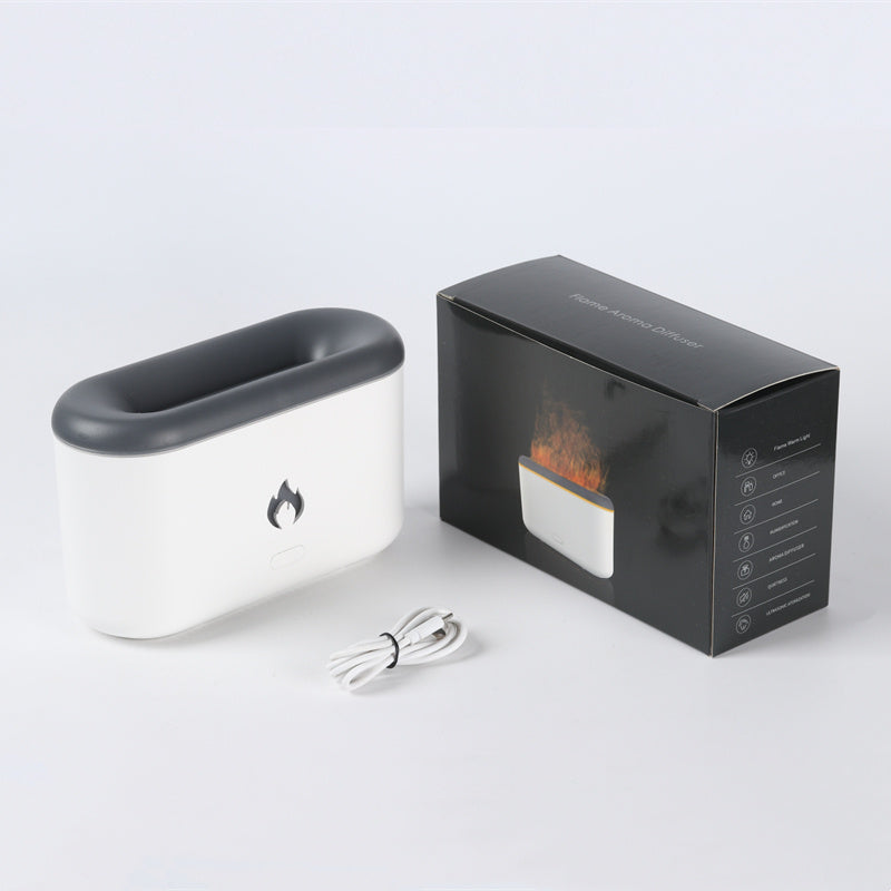 Galuxia Drop Shipping 3D Flame Humidifier 300ML Ultrasonic Flame Aroma Diffuser Essential Oil Diffuser Top Sell