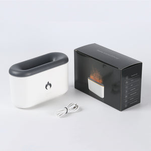 Galuxia Drop Shipping 3D Flame Humidifier 300ML Ultrasonic Flame Aroma Diffuser Essential Oil Diffuser Top Sell