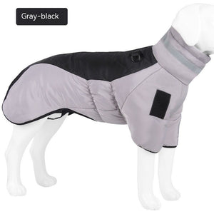 Galuxia New Winter Dog Coat Waterproof Pet Clothes For Medum Large Dogs Warm Thicken Dog Vest Custome Labrador Jacket
