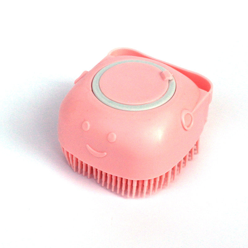 Galuxia Silicone Dog Bath Massage Gloves Brush Pet Cat Bathroom Cleaning Tool Comb Brush For Dog Can Pour Shampoo Dog Grooming Supplies