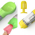 Galuxia Pet Water Bottle Feeder Bowl Garbage Bag Storage Portable Pet Outdoor Travel 3 In 1 Dog Water Bottle