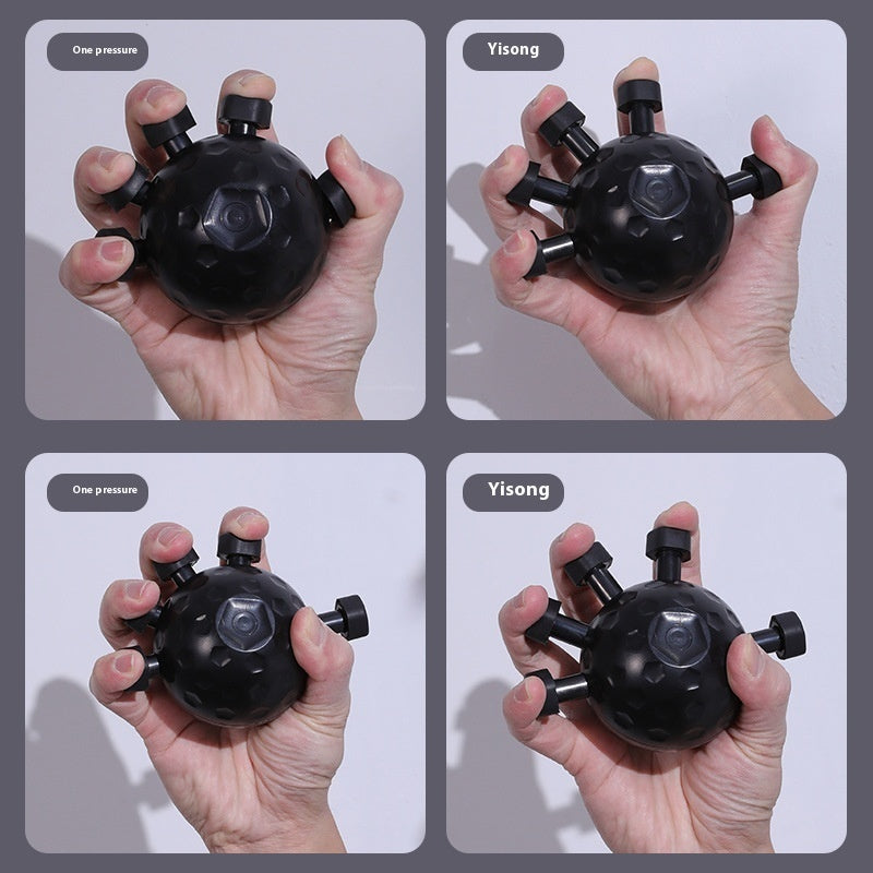 Adjustable Hand Gripper for Forearm & Finger Strength - Gym Resistance Ball for Climbing & Training