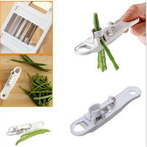 Galuxia Green Bean Slicer Cutter Cut Fruit Vegetable Stringer Peeler Remover For Easy Kitchen Gadgets Cozinha Kitchen Accessories