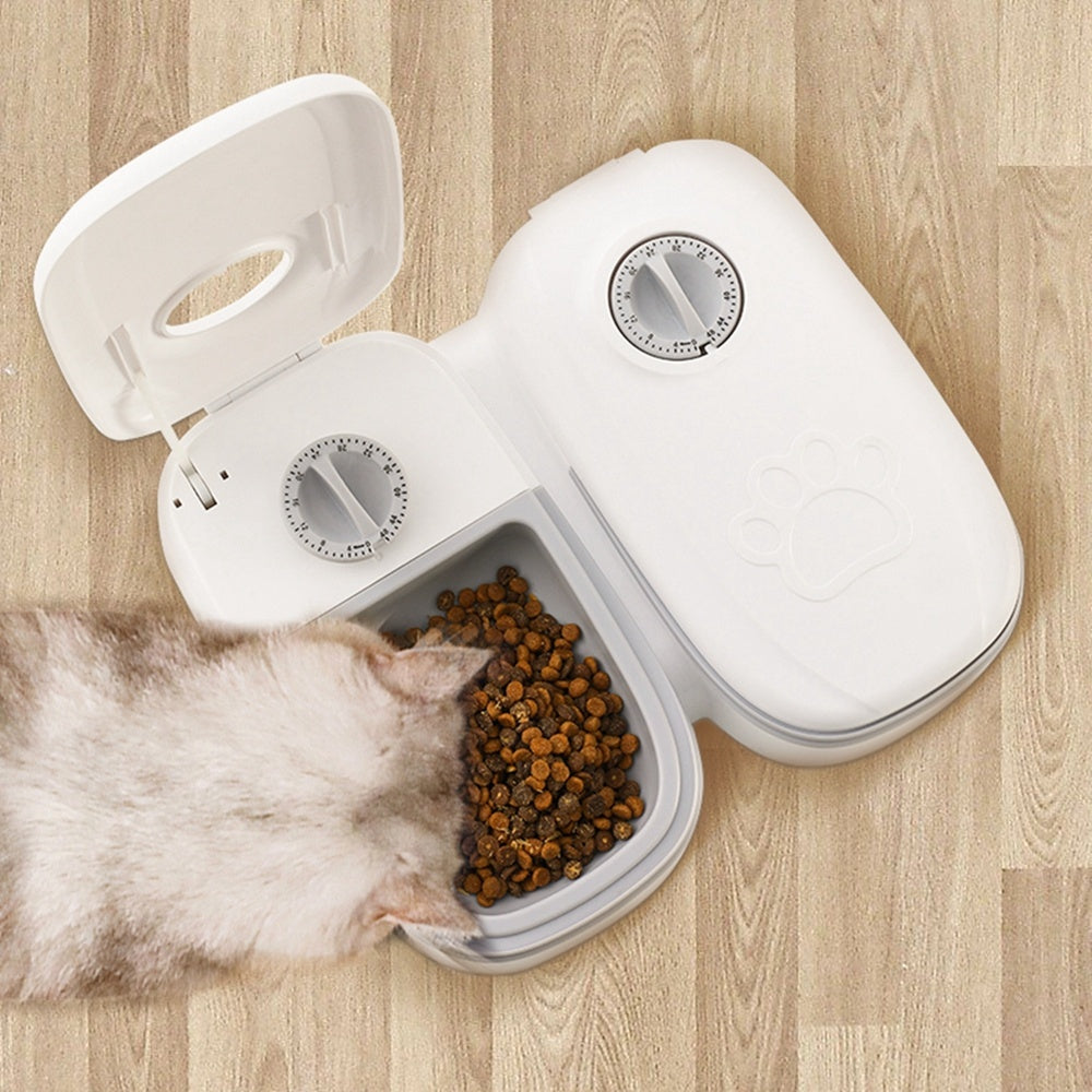 Galuxia Automatic Pet Feeder Smart Food Dispenser For Cats Dogs Timer Stainless Steel Bowl Auto Dog Cat Pet Feeding Pets Supplies