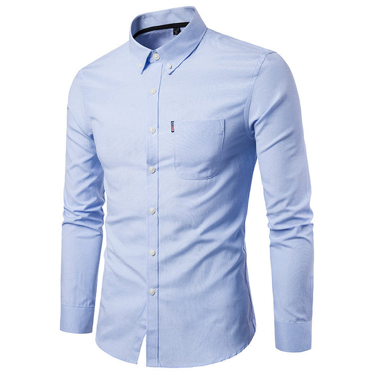 Galuxia Men S Shirts Korean Men Slim Long Sleeve Dress Shirt