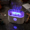 Galuxia Drop Shipping Factory Direct Humidifier Flame Salt Stone Aromatherapy Machine Essential Oil Colorful RGB Light Flame Aroma Diffuser