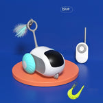 Galuxia Remote Control Interactive Cat Car Toy USB Charging Chasing Automatic Self-moving Remote Smart Control Car Interactive Cat Toy Pet Products
