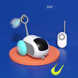 Galuxia Remote Control Interactive Cat Car Toy USB Charging Chasing Automatic Self-moving Remote Smart Control Car Interactive Cat Toy Pet Products