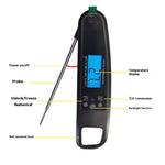 Galuxia Black Electronic Food Meat Barbecue Thermometer
