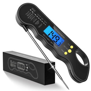 Galuxia Black Electronic Food Meat Barbecue Thermometer
