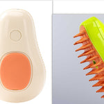 Galuxia Steamy Cat Brush Cat Dog Grooming Comb Electric Self Cleaning Steam Cat Brush For Massage Avocado Shape Pet Spray Cat Grooming