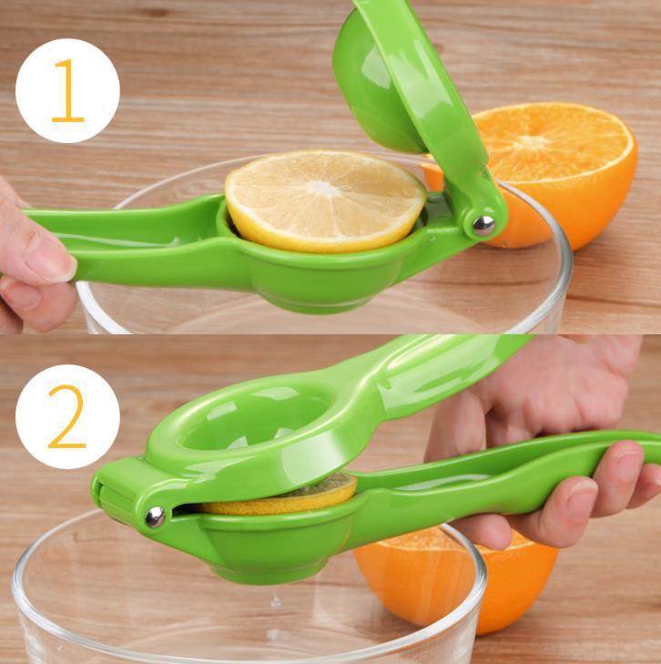 Galuxia Kitchen Gadgets Colored Handle Manual Lemon Press Plastic Fruit Juicer