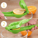 Galuxia Kitchen Gadgets Colored Handle Manual Lemon Press Plastic Fruit Juicer