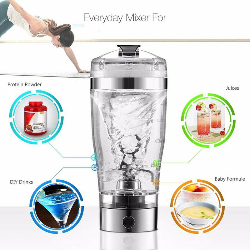 Galuxia Electric Protein Shake Stirrer USB Shake Bottle Milk Coffee Blender Kettle Sports And Fitness Charging Electric Shaker Cup