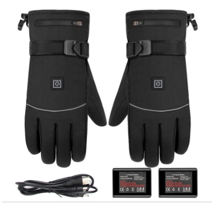 Galuxia Winter Electric Heated Gloves Motorcycle Touch Screen Gloves