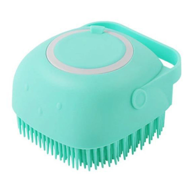 Galuxia Silicone Dog Bath Massage Gloves Brush Pet Cat Bathroom Cleaning Tool Comb Brush For Dog Can Pour Shampoo Dog Grooming Supplies