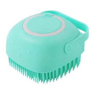 Galuxia Silicone Dog Bath Massage Gloves Brush Pet Cat Bathroom Cleaning Tool Comb Brush For Dog Can Pour Shampoo Dog Grooming Supplies