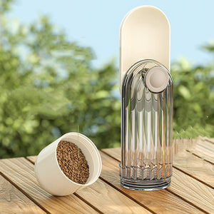Galuxia 2 In 1 Pet Water Cup Segment Design Green Dog Walking Portable Drinking Cup Dog Feeding Supplies Pet Supplies Dog Walking Water Feeder Pets Products